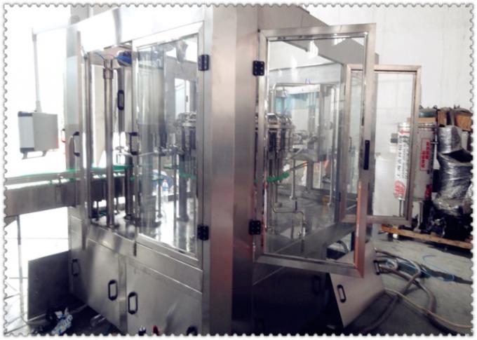Máquina de rellenar carbonatada de la bebida de la botella de cristal, máquinas de rellenar del refresco carbónico 0