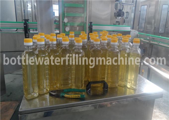 máquina de rellenar del aceite de cocina del girasol 2.2kw, máquina de proceso del aceite 750ml 0
