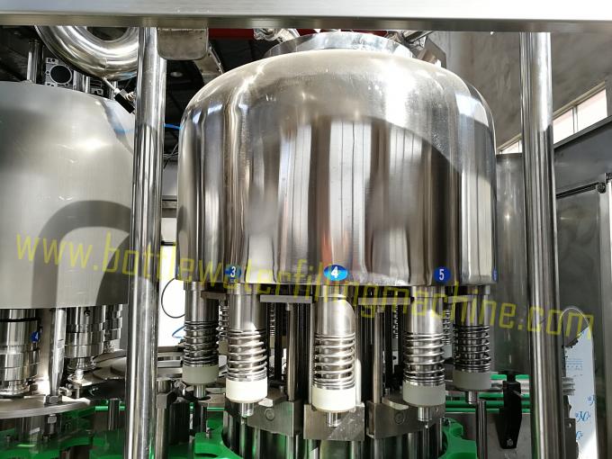 Máquina de embotellado del agua del control del PLC + de HMI/capsuladora automática de la botella 0