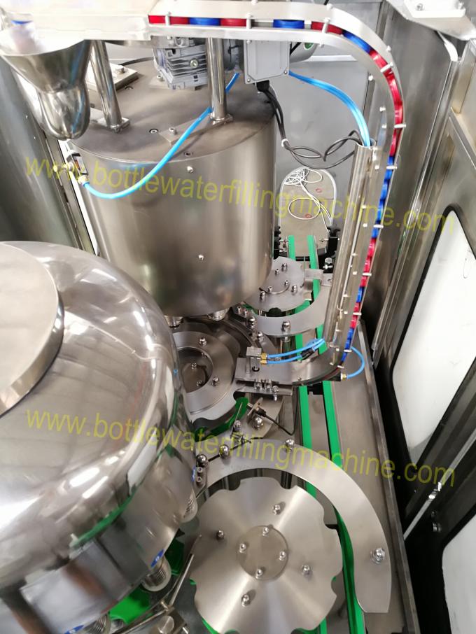 Máquina de embotellado del agua del control del PLC + de HMI/capsuladora automática de la botella 2