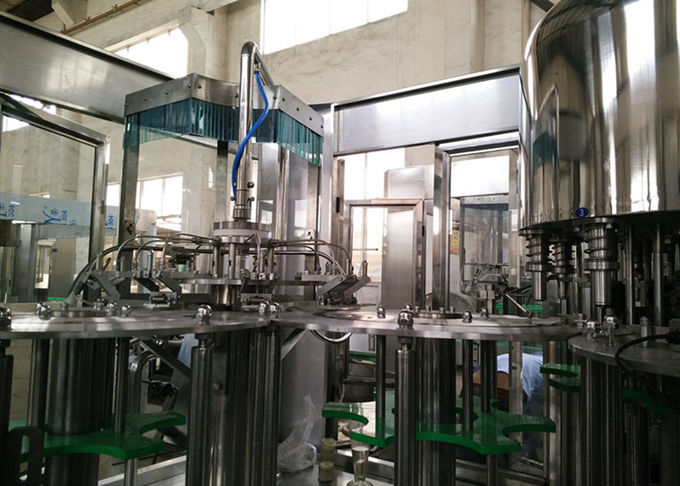 Máquina de rellenar del zumo de fruta con el PLC del sistema Siemens del CIP aumentado 4