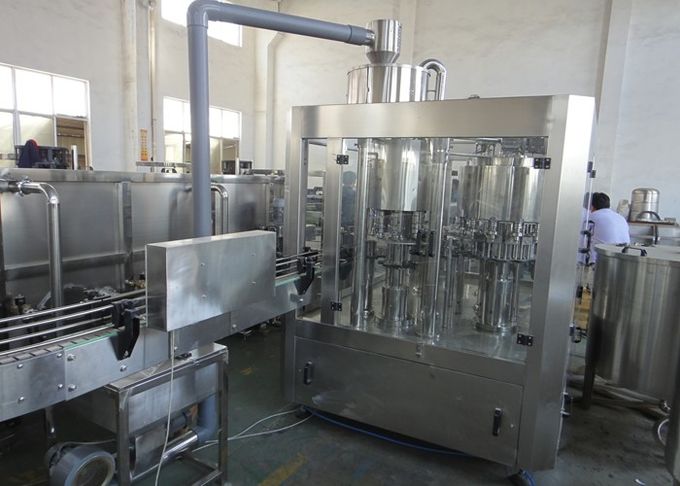 Máquina de rellenar del zumo de fruta con el PLC del sistema Siemens del CIP aumentado 1
