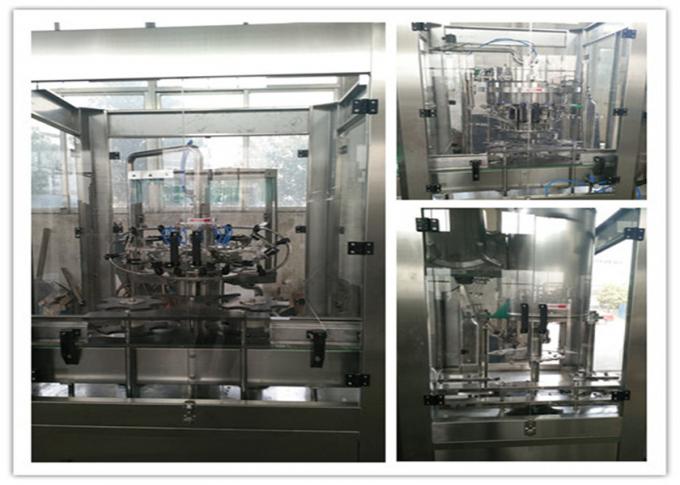 Máquina de rellenar del jugo automático de 4000 bph de la pantalla táctil del PLC para la cadena de producción del jugo 0