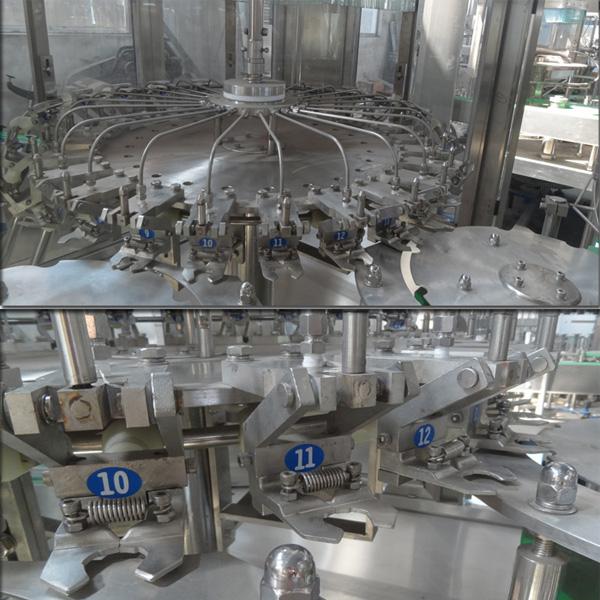 Sistema de relleno rotatorio aumentado del PLC de Siemens de la máquina que capsula que se lava 0