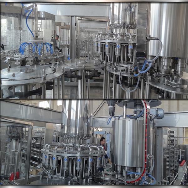 CE/SGS 3 rotatorios en 1 cadena de producción del jugo 6000 botellas por hora 0