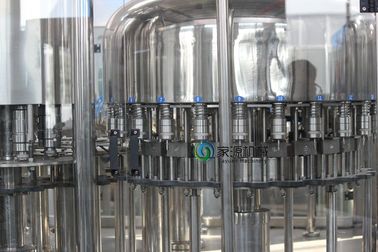 0.5L Water Bottle Filling Machine PLC Controled / Liquid Filling Line