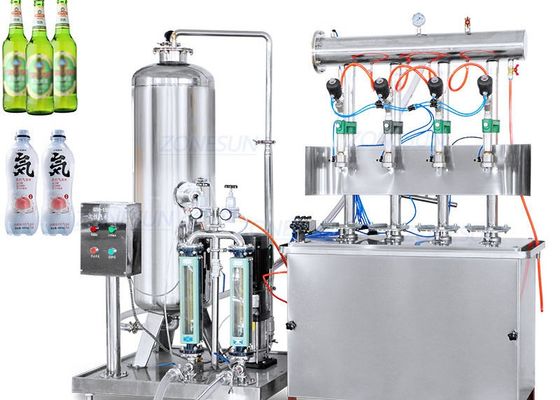 Máquina de rellenar Juice Aluminum Can SUS304 de las bebidas carbónicas automáticas del CE del ISO